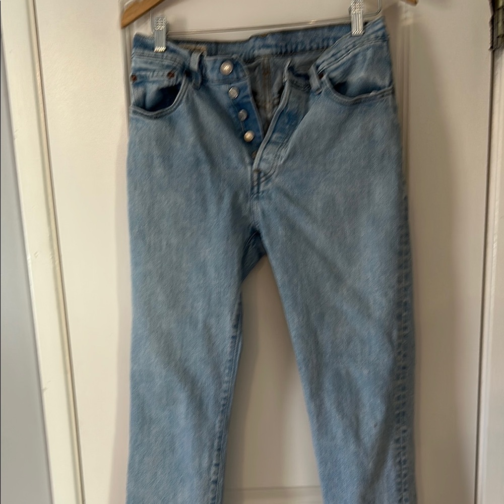 Levi’s 501 Denim Jeans size 29w 26l